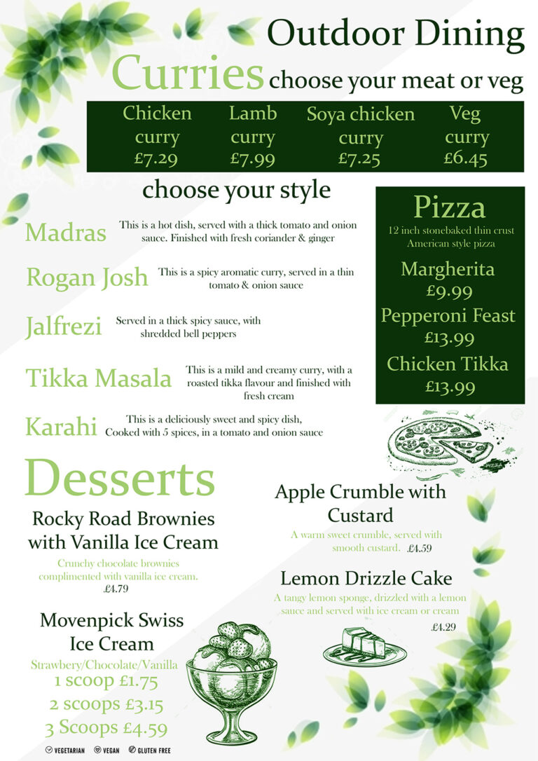 Outdoor Menu The Koyla Kitchen